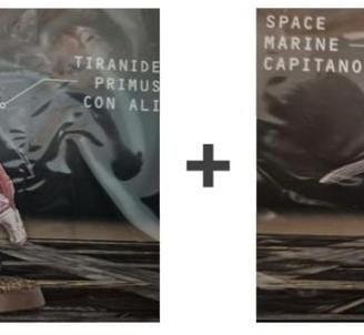 Warhammer 40k Tiranide Primus + Space Marine Capi