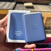 Portafoglio iPhone Apple MagSafe blu indico