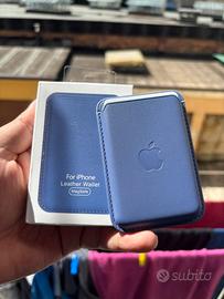 Portafoglio iPhone Apple MagSafe blu indico