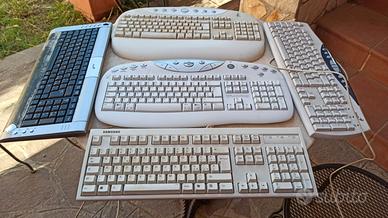 5 Tastiere Vintage PC (Logitech, Samsung, Genius)
