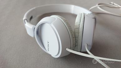 cuffia cablata Sony bianca