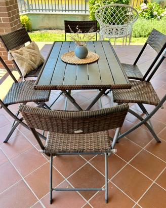 Set tavolo e 6 sedie