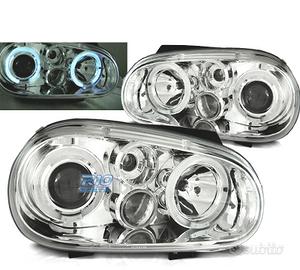 FARI VOLKSWAGEN VW GOLF 4 ANGEL EYES CROMATI
