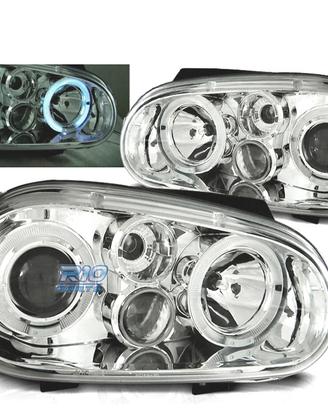 FARI VOLKSWAGEN VW GOLF 4 ANGEL EYES CROMATI