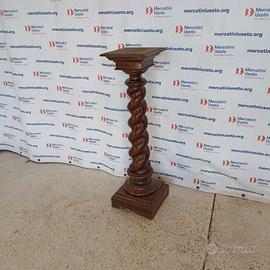 Colonna Portavasi in legno