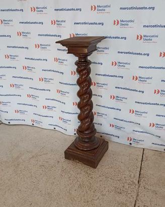 Colonna Portavasi in legno