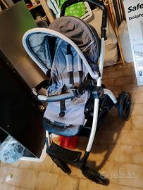 Passeggino trio con culla e ovetto