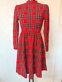 Vestito tartan taglia unica 