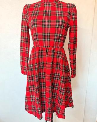 Vestito tartan taglia unica 