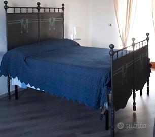 Letto in Ferro Battuto inizio 900 + Rete a Doghe