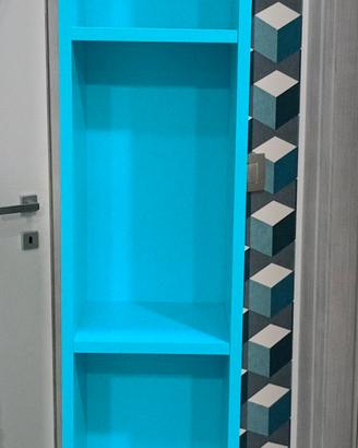 mensola a cubo sospesa