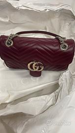 Gucci GG Marmont Media – Bordeaux (Nuova)