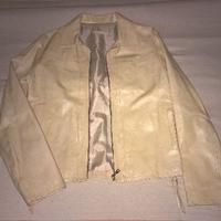 Giacca beige pelle originale imperial