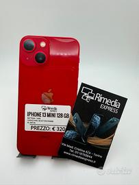 iPhone 13 mini 128GB rosso usato garanzia 