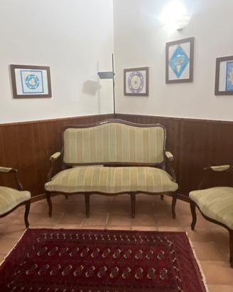 Salottino stile Luigi Filippo originale restaurato
