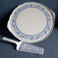 Vassoio piatto in porcellana Von Hacker