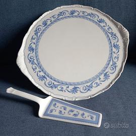 Vassoio piatto in porcellana Von Hacker