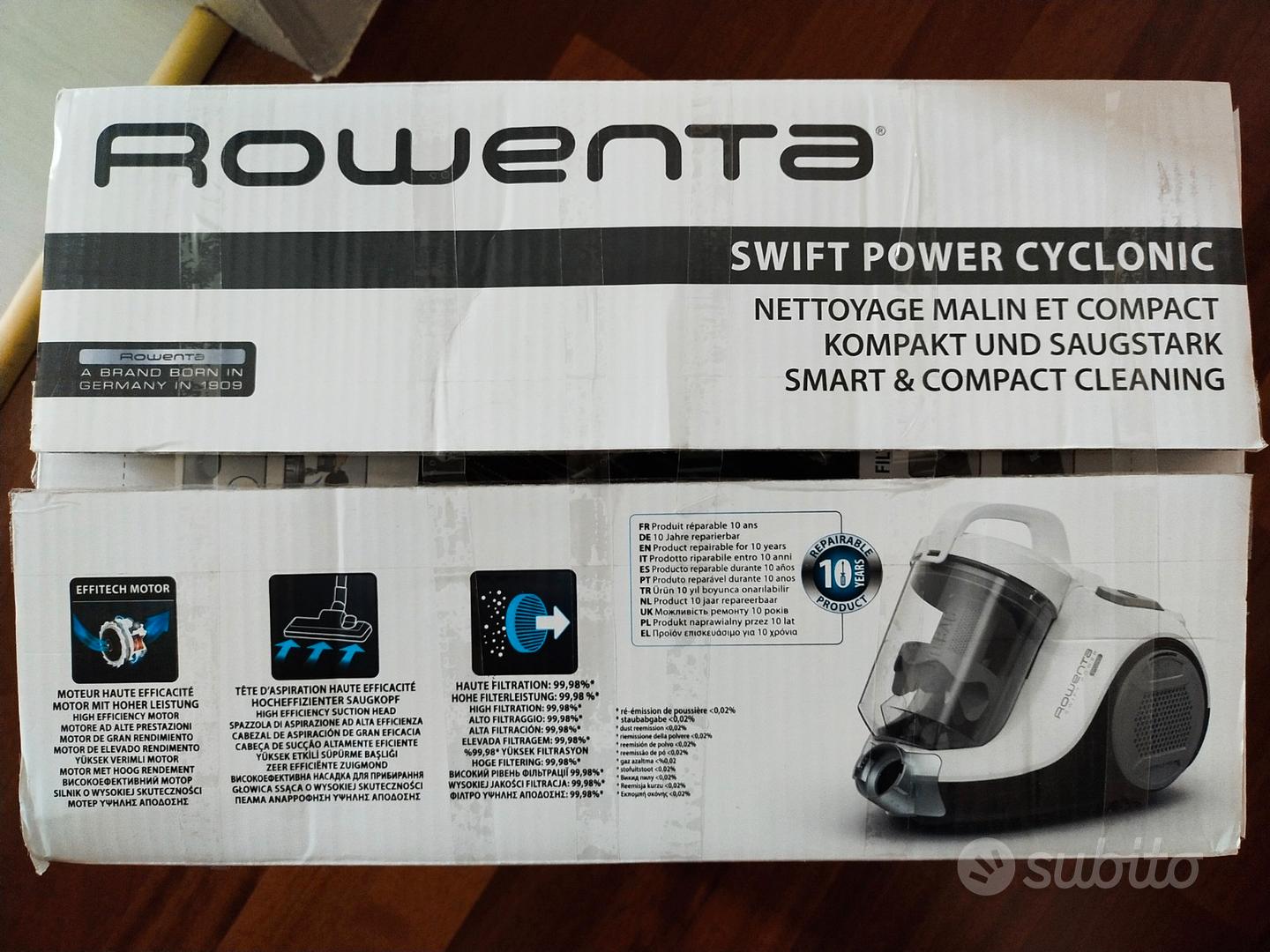 Aspirapolvere Rowenta Swift Power Cyclonic - Elettrodomestici In vendita a  Lecco