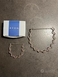 Set collana e bracciale Avon corallo rosa da bimba
