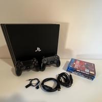 PS4 Pro 1TB + 2 controller + 3 giochi