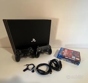 PS4 Pro 1TB + 2 controller + 3 giochi