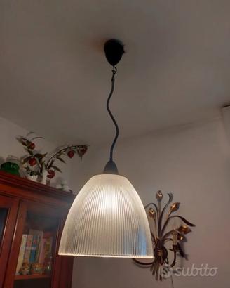 Lampadario in vetro 
