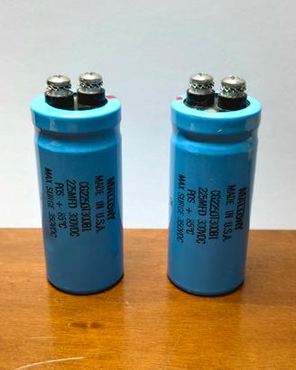 Condensatori Mallory 225uf 350v (coppia)