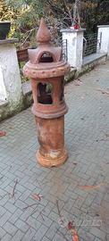 comignolo in terracotta d'epoca.