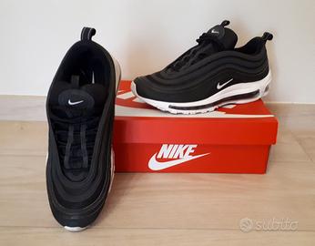 NIKE AIR MAX 97 ORIGINALI BIANCHE E NERE Uomo Abbigliamento