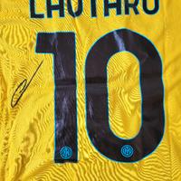 Maglia Inter Lautaro Martinez autografata 