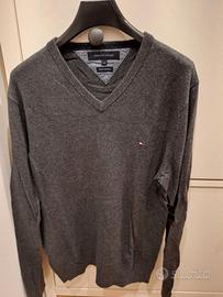 Pullover Uomo Tommy Hilfiger – Scollo a V | Cotone