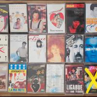 Lotto n°3: musicassette artisti italiani