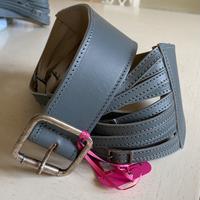 Cinturone in pelle donna grigio Fornarina tg.S