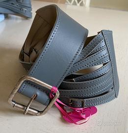 Cinturone in pelle donna grigio Fornarina tg.S