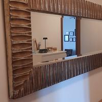 Specchio cornice dorata/bronzo 