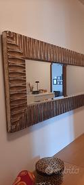 Specchio cornice dorata/bronzo 