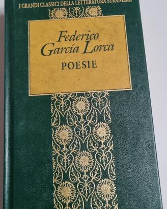 Libro Poesie  Federico García Lorca Copert. Rigida