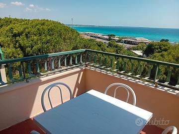 Trilocale vista mare da 8 posti letto a Gallipoli