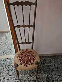 coppia sedie chiavarine