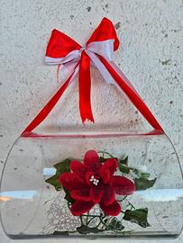 Tubo in plexiglass come centrotavola