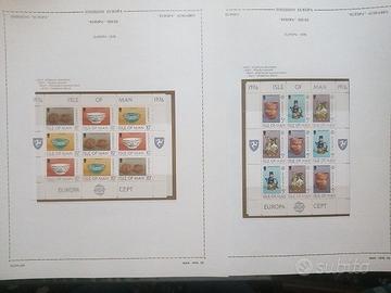 Europa Cept Isole Inglesi foglietti nuovi