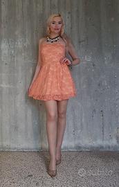  Mini abito Nuovo estivo pizzo  vestito donna 