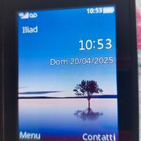 Alcatel cellulare a conchiglia 