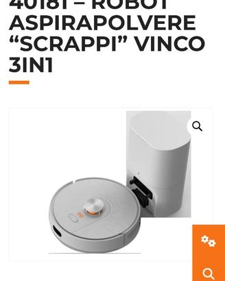 Robot lavapavimenti aspirapolvere
