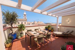 Bilocale arredato con terrazzo panoramico