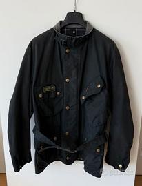 Barbour International Giacca Biker Nera