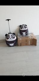 Valigia con ruote e relativo zainetto bimbi