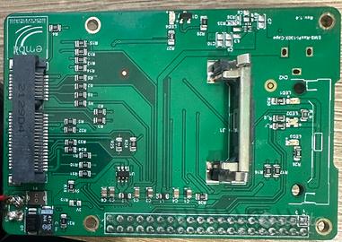 Embit Raspberry Pi 3/4/5 Cape e  EMB-LR1302 mPCIe