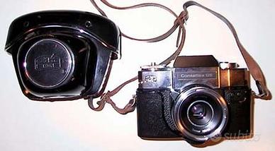 Macchina fotografica Contaflex Zaiss 126 e flash