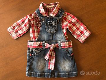 Salopette Benetton 3/6 mesi